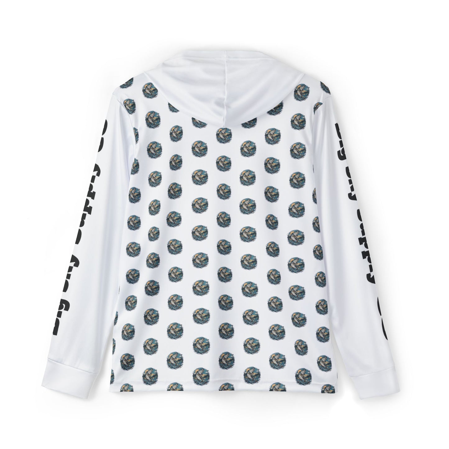 Men's hooded Sun Shirt White