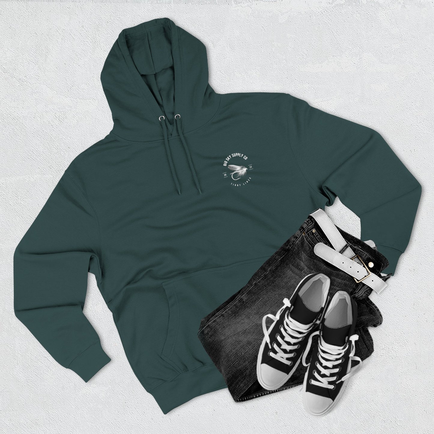 Tight lines hoodie
