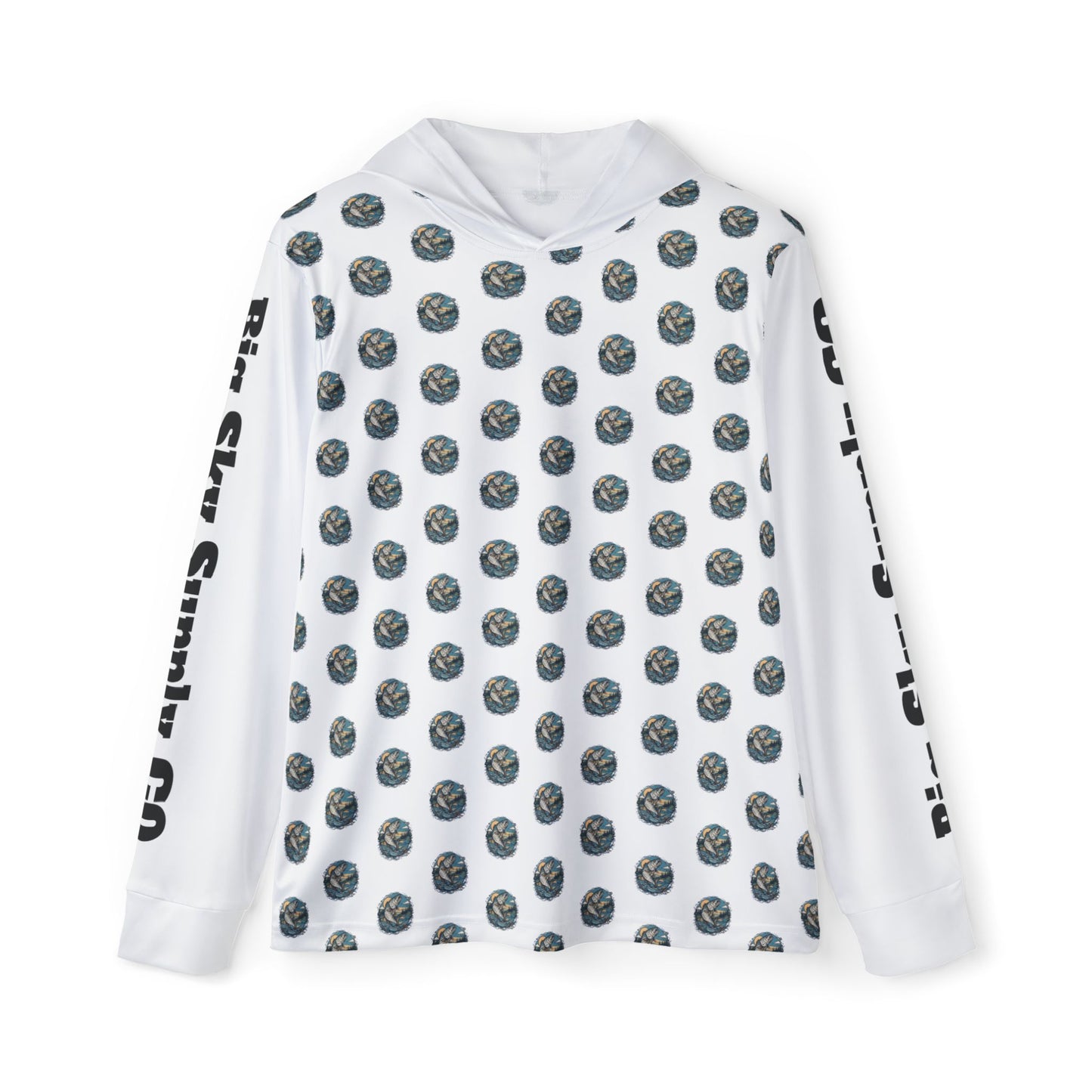 Men's hooded Sun Shirt White